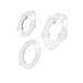 A-Toys - Cock Rings Set 3pcs - Clear photo