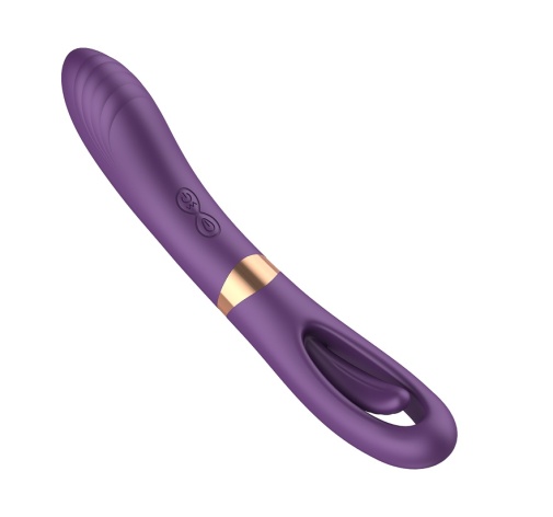 Secwell - Lisa Flicking Dual Vibrator - Purple 照片