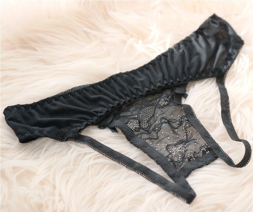 Crescente - Dolce Open Panties DL_016 - Black 照片