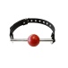 Rouge - Leather Ball Gag w Removable Ball photo