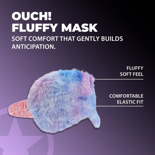 Ouch - Fluffy Mask - Blue/Pink 照片