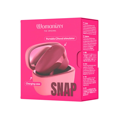 Womanizer - Snap Pleasure Air 迷你吸啜器 - 莓紅色 照片