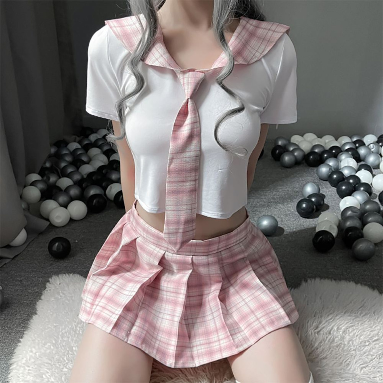 Costume Garden - GB-608 女學生制服 M - 粉紅色 照片