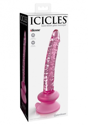Icicles - 玻璃按摩器86号 - 粉红色 照片