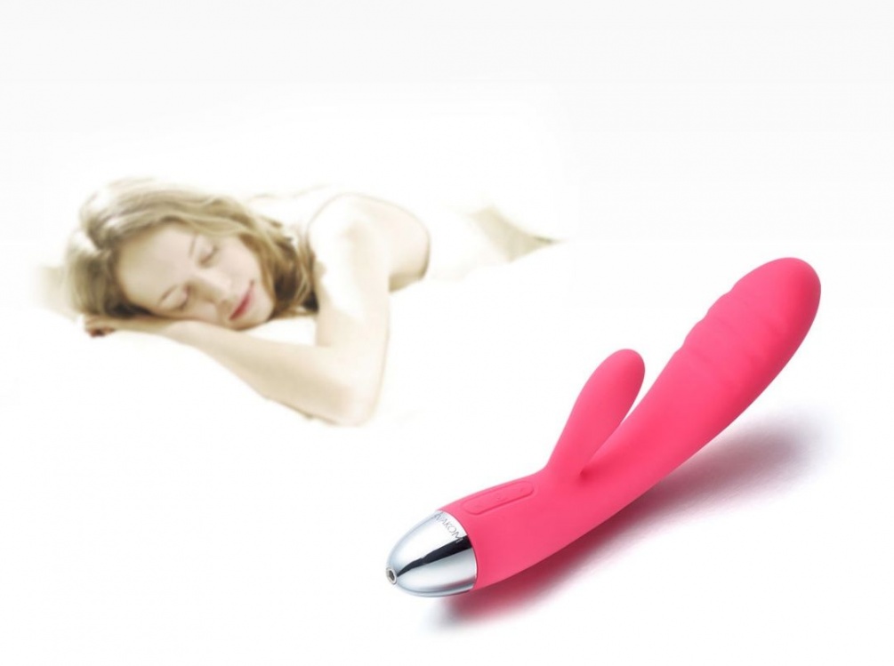 Barbara is designed with three ribs at the vibrating head, w... SVAKOM - Barbara Ridged Rabbit - Plum Red photo-8