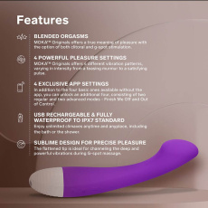 Lelo - Moka Originals APP G-spot Vibrator - Purple 照片