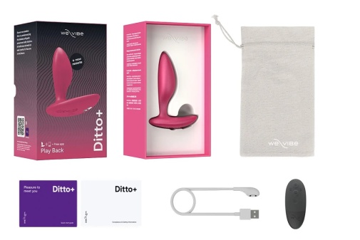 We-Vibe - Ditto+ 遙距後庭震動器 - 粉色 照片