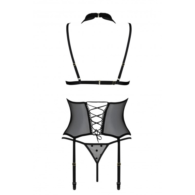 Passion - Dominica 紧身胸衣 - 黑色 - 细码/中码 照片