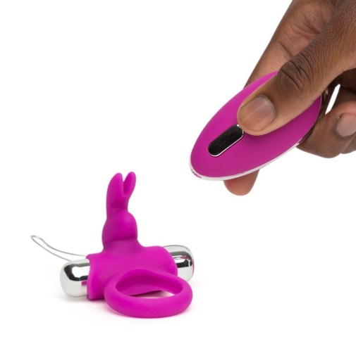 Happy Rabbit - Vibro Ring w Remote - Purple photo