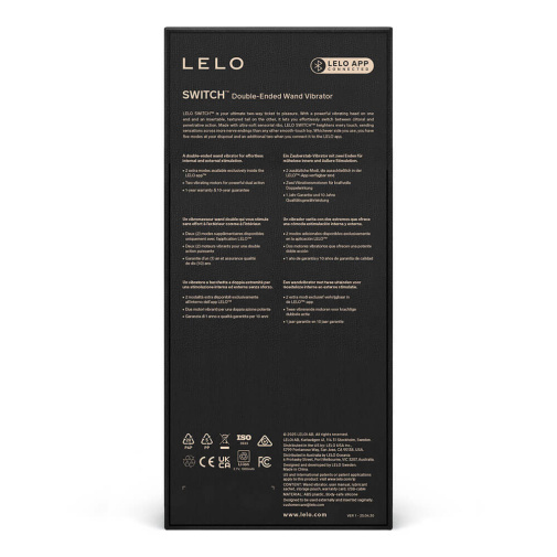 LELO - Switch 双头按摩棒震动器 - 水蓝 照片