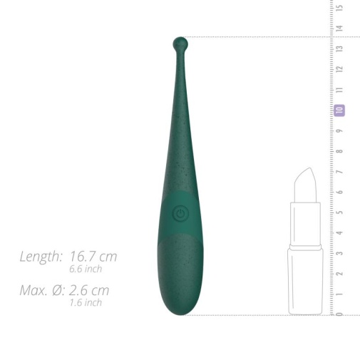Glov - Luna Eco Pin-Point 陰蒂刺激器震動棒 - 綠色 照片