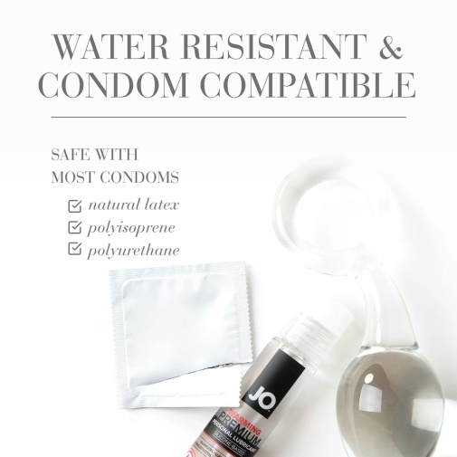 JO - 高級矽性暖感後庭潤滑劑 - 60ml 照片