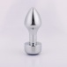 MT - Anal Plug 108x40mm - Silver/Blue photo-2