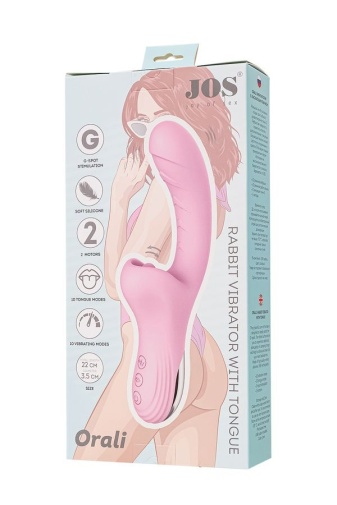 JOS - Orali Rabbit Vibrator - Pink photo