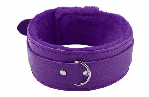 MT - 荔枝果紋連内層絨毛束縛套裝 - 紫色 照片