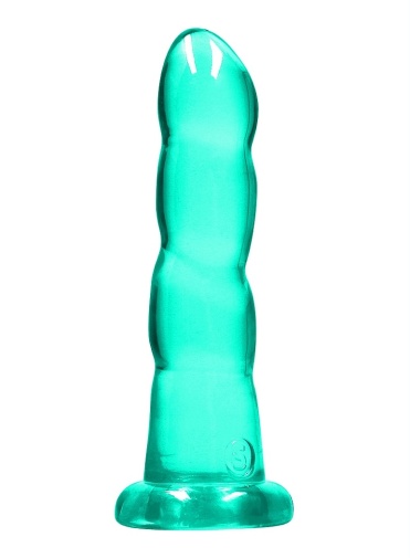 RealRock - 7" Wave Non-Realistic Dildo - Green photo