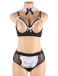 Ohyeah - Maid Open Bra Set - Black - XL 照片-4