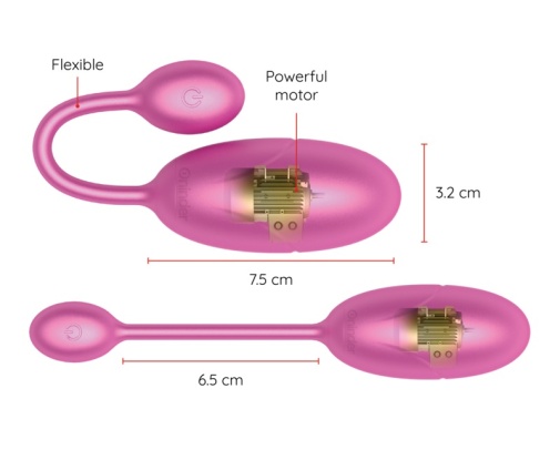 Oninder - Tokio 應用程式遙控震蛋 - 粉紅色 照片
