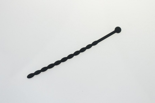 MT - Silicone Penis Plug 156mm - Black photo