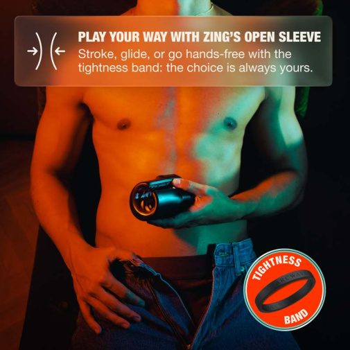 Arcwave - Zing 雙摩打強力強莖按摩器 - 黑色 照片
