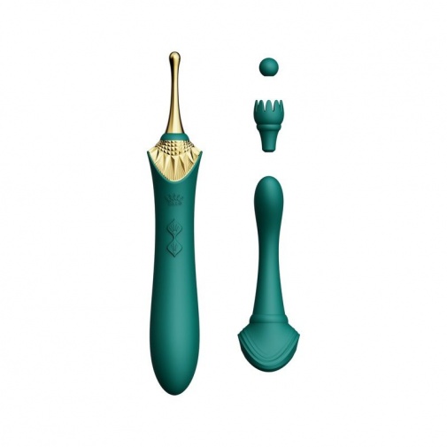 Zalo - Bess APP Dual Vibrator - Turquoise Green photo