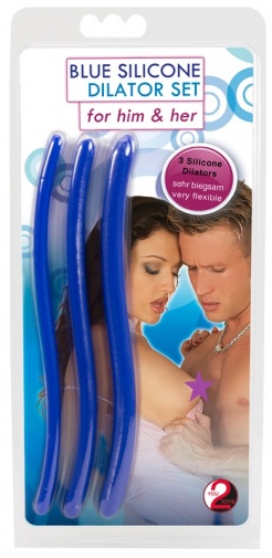 You2Toys - Silicone Dilator Set 3pcs - Blue photo