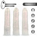 Cock Miller - 19.5cm Lighting Vibro Dildo - Pearl photo-4