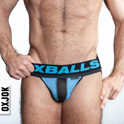 Oxjok - Airmesh Jockstrap w Ring - Blue Sky - XL 照片