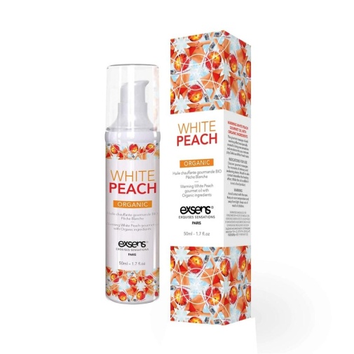 Exsens - White Peach Warming Massage Oil - 50ml photo