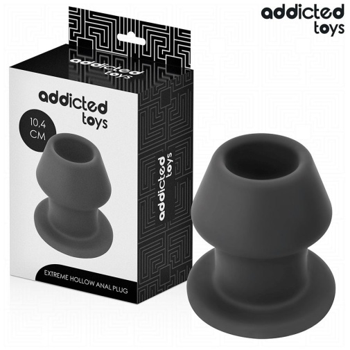 Addicted Toys - Extreme 空心后庭塞 大码 - 黑色 照片