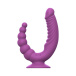 Teazers - Ribbed Double Vibrator - Purple photo-4