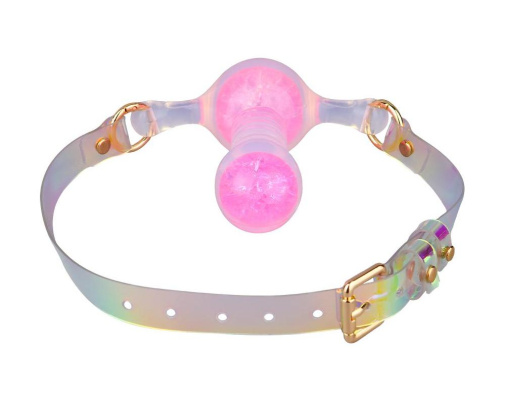 FAAK - Crystal Bite Ball Gag S - Pink 照片