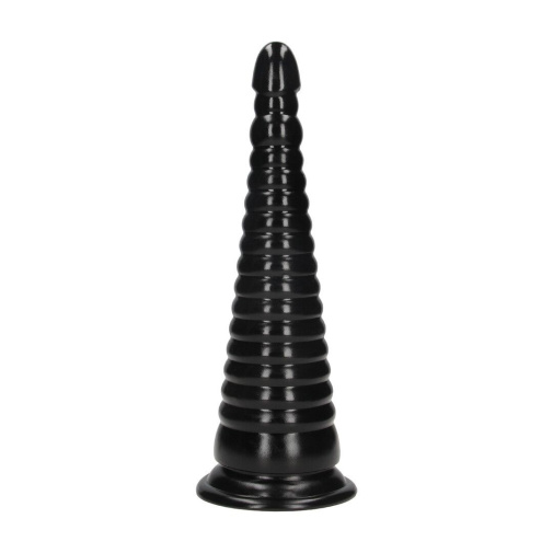 Ouch - Twisted Vortex Anal Plug - Black photo
