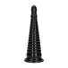 Ouch - Twisted Vortex Anal Plug - Black photo