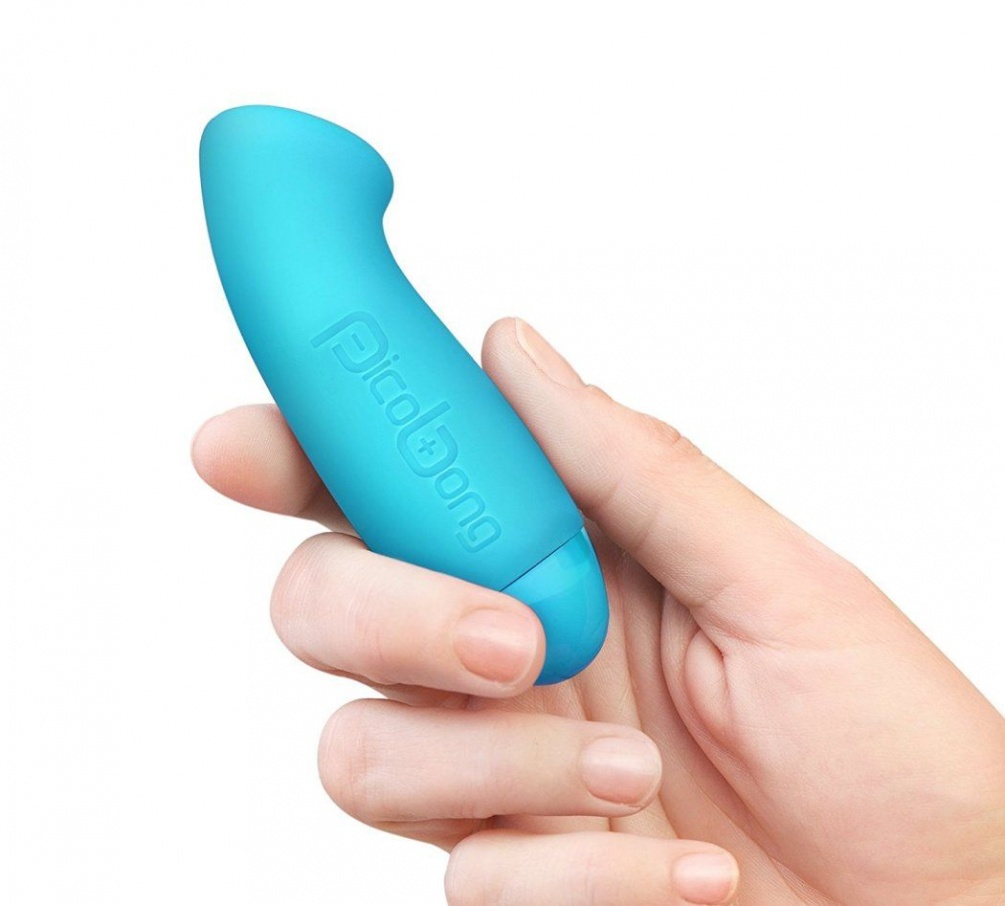 Updated with twice the power, KIKI™ 2 has a flattened tip pe... PicoBong - Kiki 2 Mini Vibe - Blue photo-4