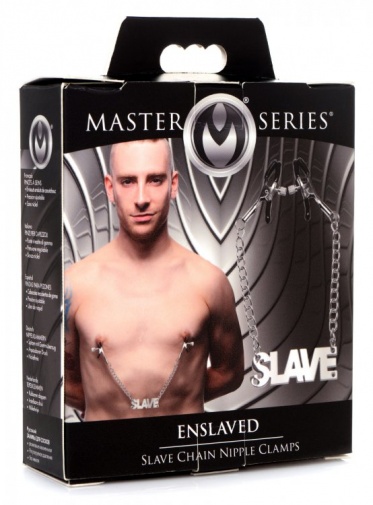 Master Series - Enslaved Slave Chain Nipple Clamps photo