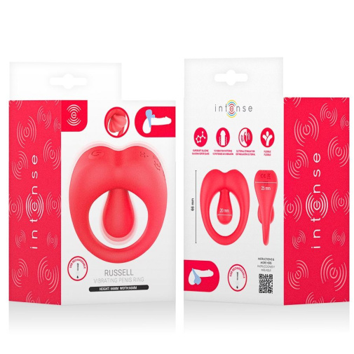 Intense - Russel Vibro Ring - Red photo