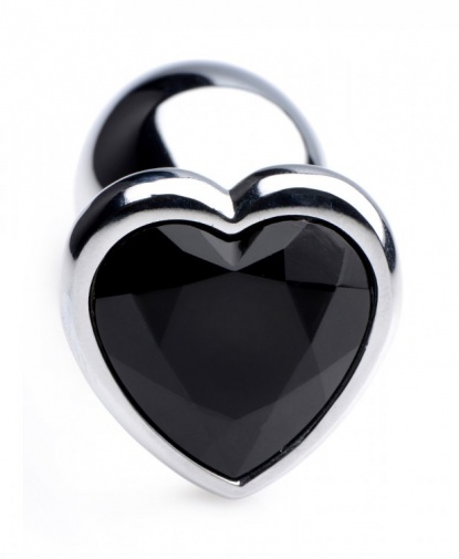 Booty Sparks - Heart Gem Anal Plug S-size - Black photo