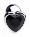 Booty Sparks - Heart Gem Anal Plug S-size - Black photo-5