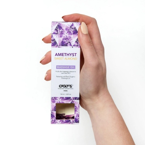 Exsens - Amethyst 含宝石甜杏仁按摩油 - 100ml 照片