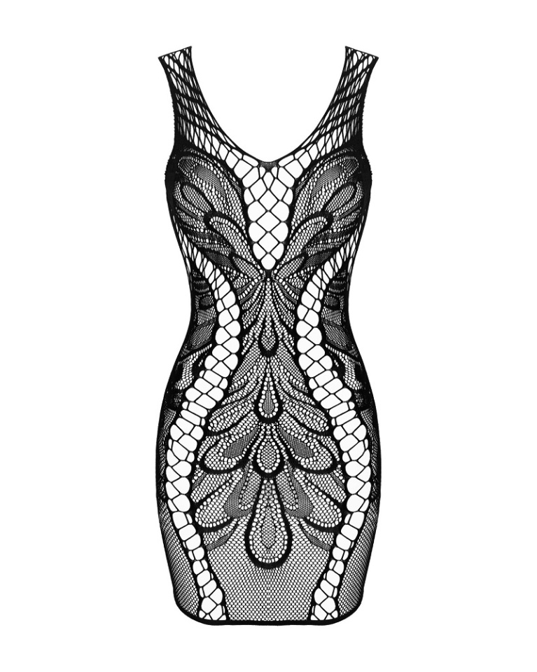 Obsessive - D608 Dress - Black - S/M/L photo