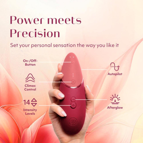 Womanizer - Next 3D Pleasure Air Stimulator - Bordeaux photo