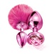 Nixie - Pom Pom Metal Plug Set - Pink 照片