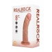 RealRock - 8" 震動弧形仿真假具 - 焦糖色 照片-7