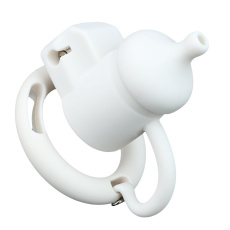 FAAK - Silicone Chastity Cage 121 - White photo