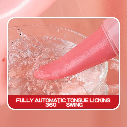 Secwell - Space Toungle Vibrator - Pink photo