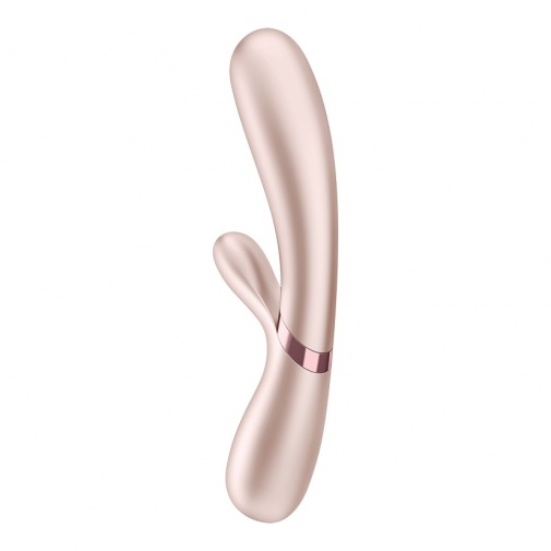 Satisfyer - Hot Lover 加溫兔子震動棒 - 銀/香檳色 照片