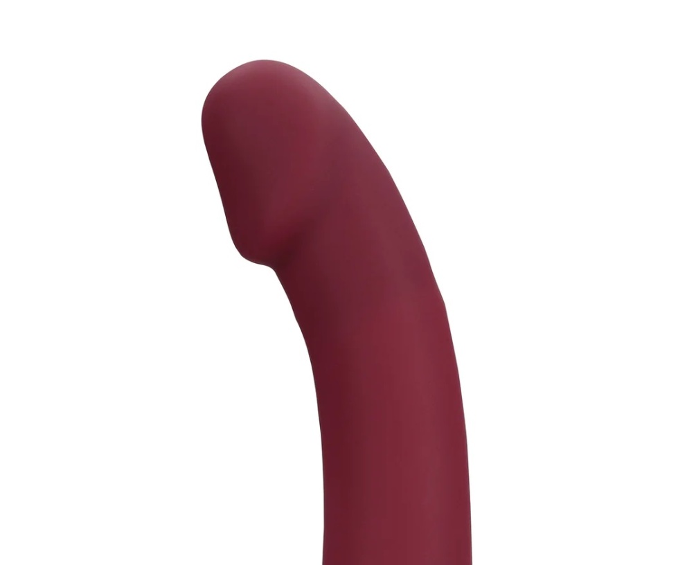 This Bendable Vibrating Strapless Strap-on is designed to pr... Loveline - Vibro Strapless Strap-On - Red photo-5