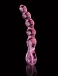 Icicles - 玻璃心形拉珠款后庭按摩器43号 - 紫色 照片-3