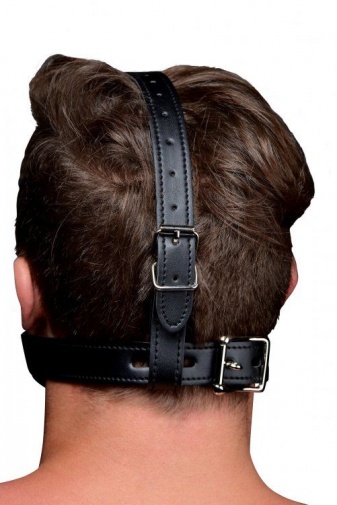 Strict - Open Mouth Head Harness - Black photo